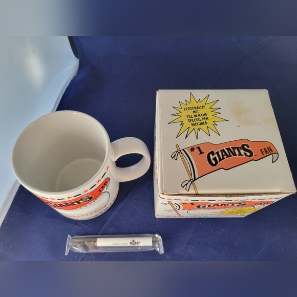 Vintage Russ San Francisco Giants Baseball Cup/Mug All Occasion Holiday/Kids - Picture 9 of 14